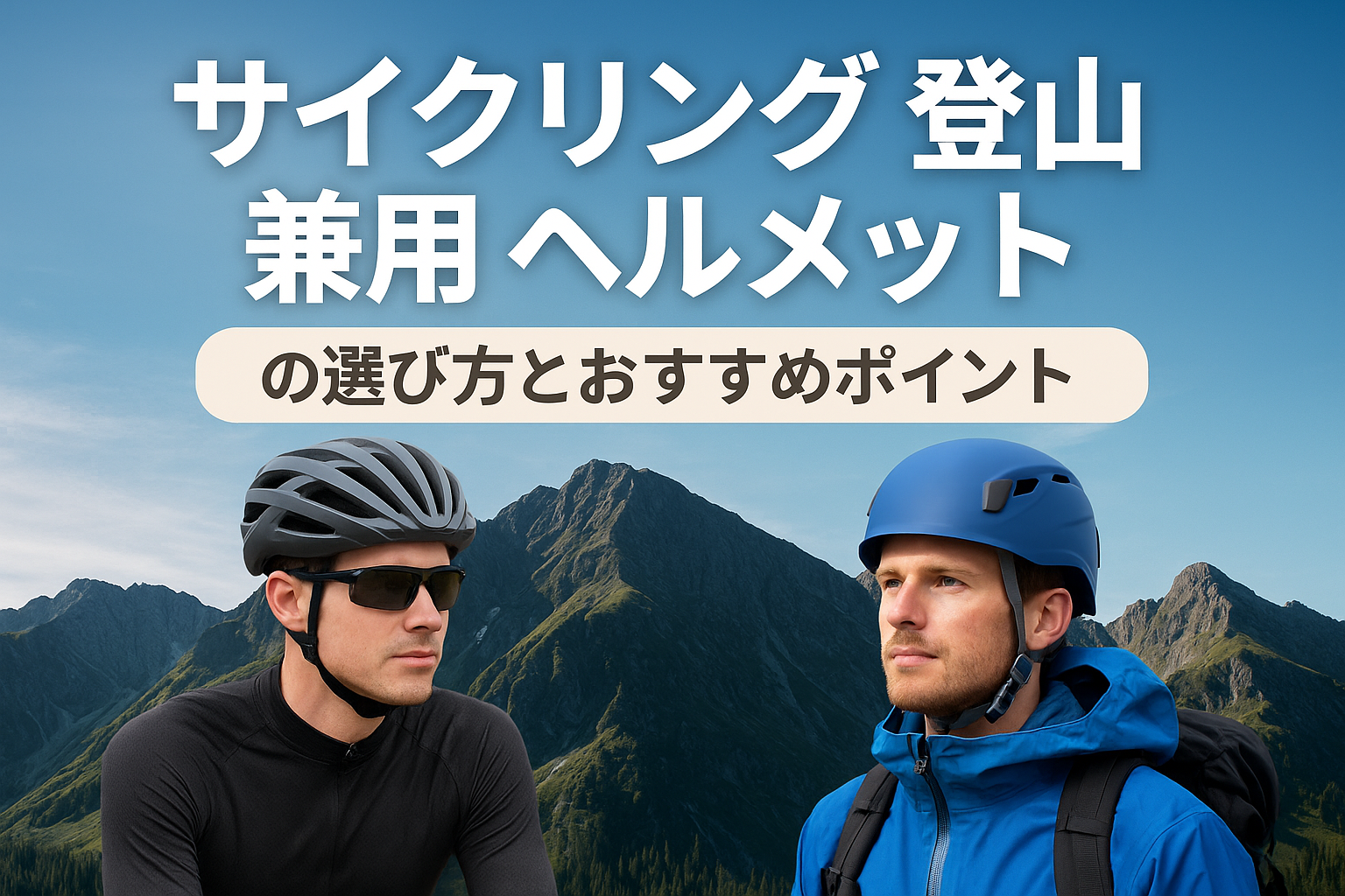 サイクリング 登山 兼用 ヘルメット01