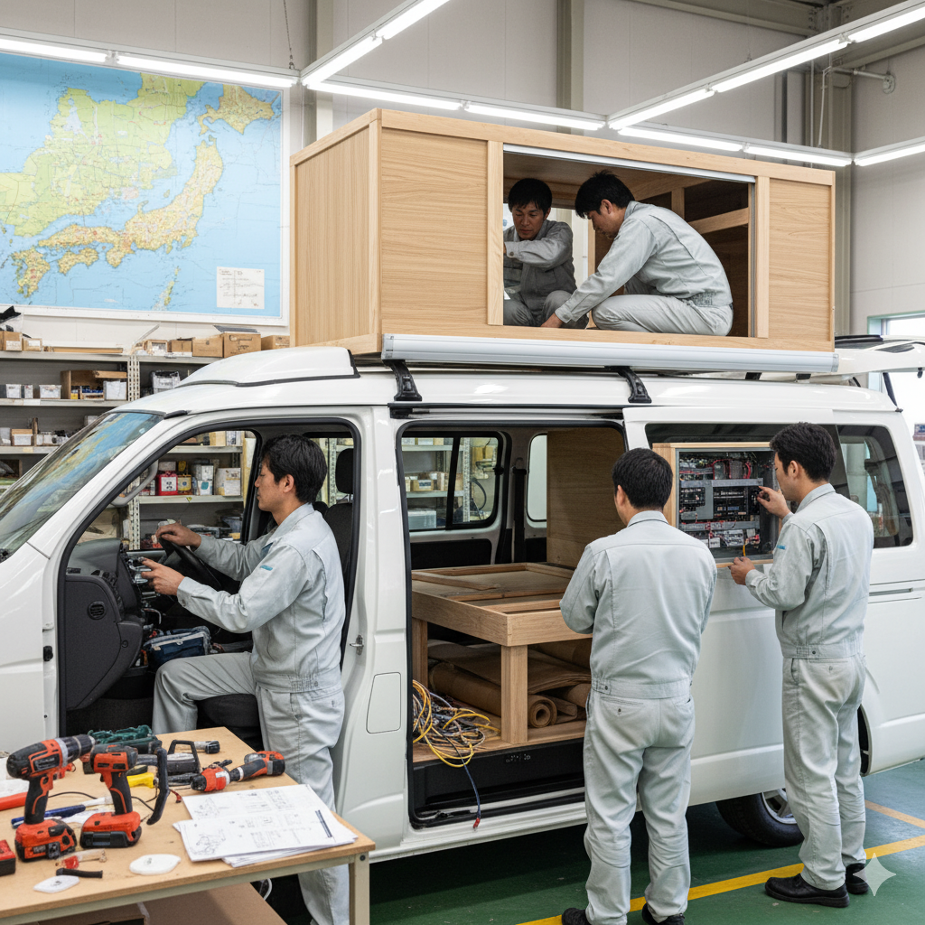 キャンピングカー 製作 持ち込み 関東04